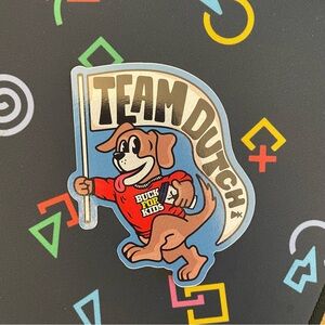 Dutch Bros Team Dutch Dog Sticker